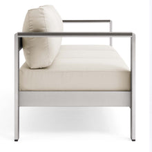 Load image into Gallery viewer, Shore Outdoor Patio Aluminum Sofa by Modway
