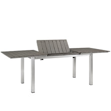 Load image into Gallery viewer, Shore Outdoor Patio Aluminum Dining Table by Modway
