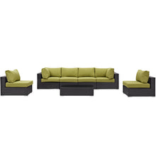 Load image into Gallery viewer, Convene 7 Piece Outdoor Patio Sectional Set by Modway
