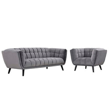 Load image into Gallery viewer, Bestow 2 Piece Performance Velvet Sofa and Armchair Set by Modway

