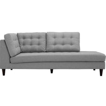 Load image into Gallery viewer, Empress Upholstered Fabric Right Facing Bumper by Modway
