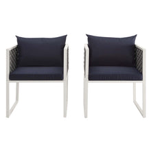 Load image into Gallery viewer, Stance Outdoor Patio Aluminum Dining Armchair Set of 2 by Modway
