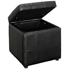 Load image into Gallery viewer, Volt Storage Upholstered Vinyl Ottoman by Modway
