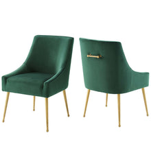 Load image into Gallery viewer, Discern Upholstered Performance Velvet Dining Chair Set of 2 by Modway
