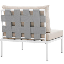 Load image into Gallery viewer, Harmony Armless Outdoor Patio Aluminum Chair by Modway
