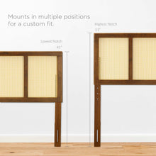 Load image into Gallery viewer, Delmare Cane Queen Headboard by Modway
