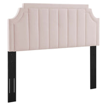 Load image into Gallery viewer, Alyona Channel Tufted Performance Velvet Full/Queen Headboard by Modway

