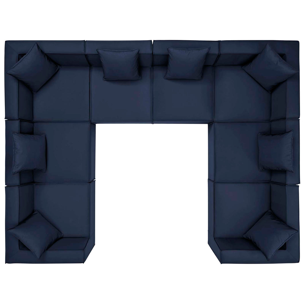 Saybrook 8-Piece Outdoor Patio Upholstered Sectional Sofa by Modway