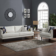 Load image into Gallery viewer, Hana Distressed Vintage Floral Lattice 5x8 Area Rug by Modway
