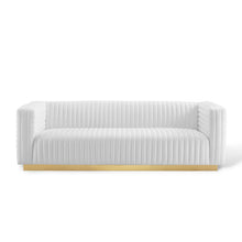Load image into Gallery viewer, Charisma Channel Tufted Performance Velvet Living Room Sofa by Modway
