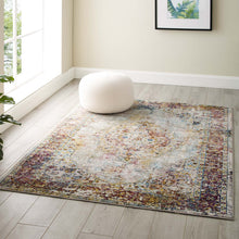 Load image into Gallery viewer, Success Merritt Transitional Distressed Floral Vintage Medallion 4x6 Area Rug by Modway
