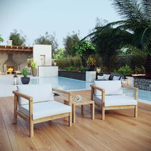 Load image into Gallery viewer, Bayport 3 Piece Outdoor Patio Teak Set by Modway
