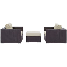 Load image into Gallery viewer, Convene 3 Piece Outdoor Patio Sofa Set by Modway
