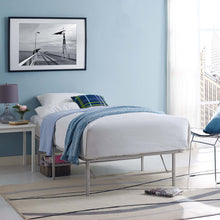 Load image into Gallery viewer, Horizon Stainless Steel Twin Bed Frame by Modway
