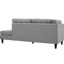 Load image into Gallery viewer, Empress Upholstered Fabric Right Facing Bumper by Modway
