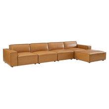 Load image into Gallery viewer, Restore 5-Piece Vegan Leather Sectional Sofa by Modway
