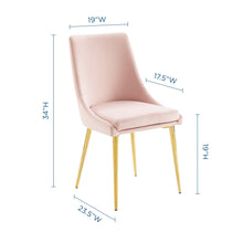 Load image into Gallery viewer, Viscount Modern Accent Performance Velvet Dining Chair by Modway
