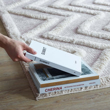 Load image into Gallery viewer, Whimsical Pathway Abstract Chevron Shag 5x8 Area Rug by Modway
