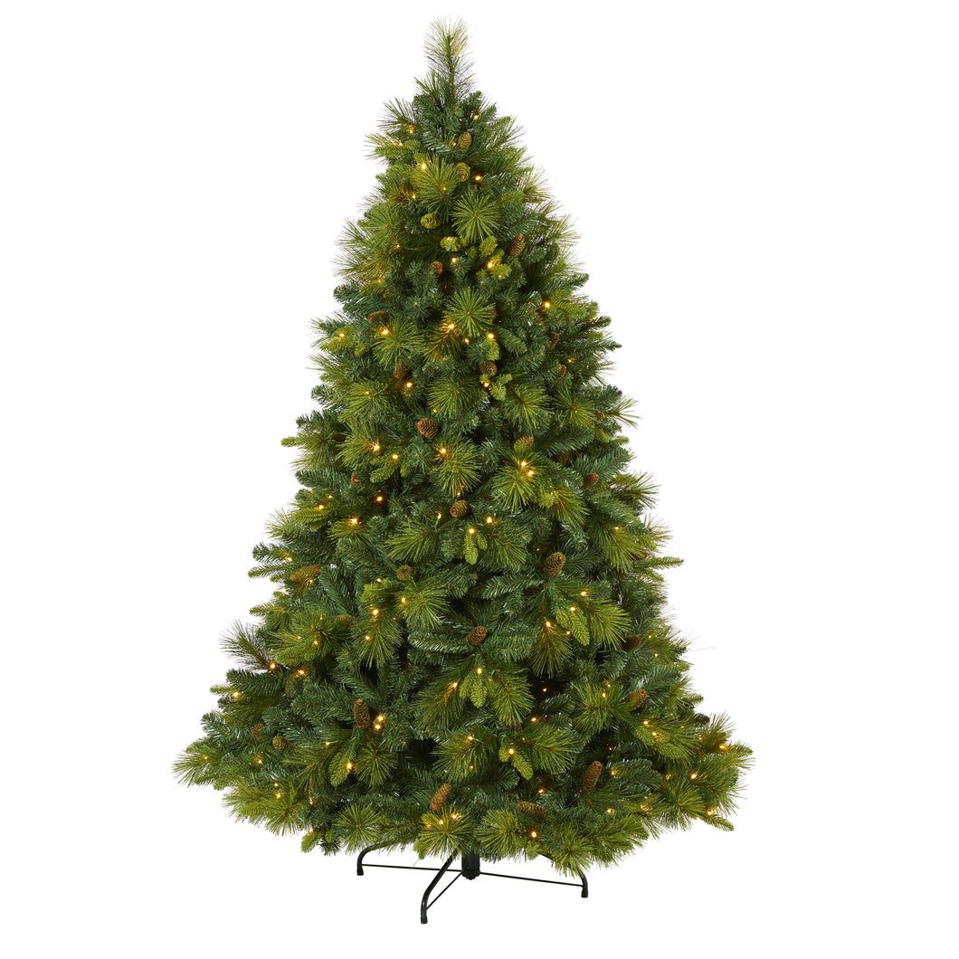 6.5' North Carolina Mixed Pine Artificial Christmas Tree