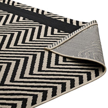 Load image into Gallery viewer, Optica Chevron With End Borders Indoor and Outdoor 5x8 Area Rug by Modway
