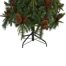 Load image into Gallery viewer, 7.5&#39; Norway Mixed Pine Artificial Christmas Tree w/ 450 Clear LED Lights
