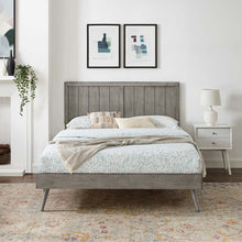 Load image into Gallery viewer, Alana Wood Queen Platform Bed With Splayed Legs by Modway

