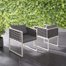 Load image into Gallery viewer, Stance Outdoor Patio Aluminum Dining Armchair Set of 2 by Modway
