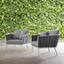 Load image into Gallery viewer, Stance Outdoor Patio Aluminum Armchair Set of 2 by Modway
