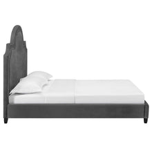 Load image into Gallery viewer, Primrose Performance Velvet Queen Platform Bed by Modway
