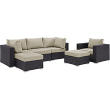 Load image into Gallery viewer, Convene 6 Piece Outdoor Patio Sectional Set by Modway
