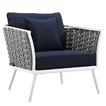 Load image into Gallery viewer, Stance 6 Piece Outdoor Patio Aluminum Sectional Sofa Set by Modway
