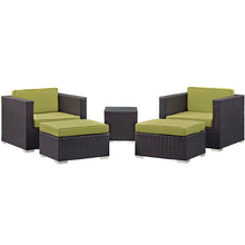 Load image into Gallery viewer, Convene 5 Piece Outdoor Patio Sectional Set by Modway
