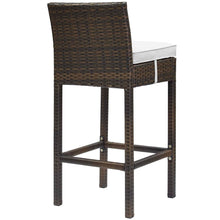 Load image into Gallery viewer, Conduit Outdoor Patio Wicker Rattan Bar Stool Set of 4 by Modway
