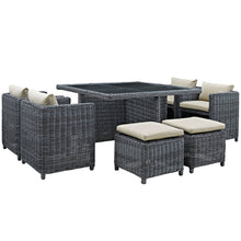 Load image into Gallery viewer, Summon 9 Piece Outdoor Patio Sunbrella¨ Dining Set by Modway
