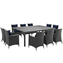 Load image into Gallery viewer, Sojourn 11 Piece Outdoor Patio Sunbrella¨ Dining Set by Modway
