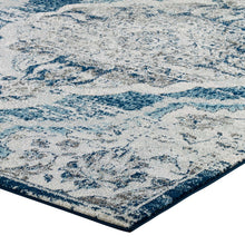 Load image into Gallery viewer, Entourage Malia Distressed Vintage Floral Vintage Medallion 8x10 Area Rug by Modway
