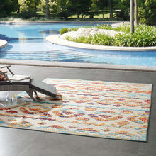 Load image into Gallery viewer, Reflect Takara Abstract Diamond Moroccan Trellis 8x10 Indoor and Outdoor Area Rug by Modway
