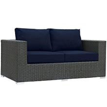 Load image into Gallery viewer, Sojourn 5 Piece Outdoor Patio Sunbrella¨ Sectional Set by Modway
