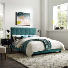 Load image into Gallery viewer, Melanie Tufted Button Upholstered Performance Velvet Full Platform Bed by Modway
