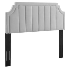 Load image into Gallery viewer, Alyona Channel Tufted Performance Velvet Full/Queen Headboard by Modway
