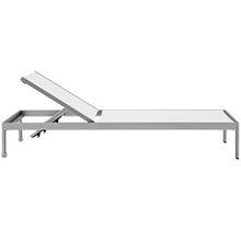 Load image into Gallery viewer, Shore Outdoor Patio Aluminum Mesh Chaise by Modway
