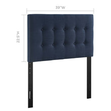 Load image into Gallery viewer, Emily Upholstered Fabric Twin Headboard by Modway
