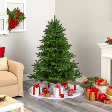 Load image into Gallery viewer, 5&#39; South Carolina Spruce Artificial Christmas Tree w/ 300 White Warm Lights
