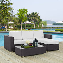 Load image into Gallery viewer, Convene 3 Piece Outdoor Patio Sofa Set by Modway
