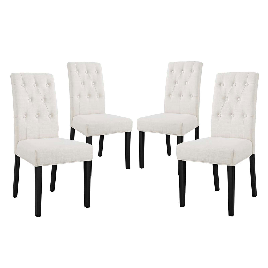 Confer Fabric Dining Side Chair Set of 4 by Modway