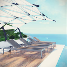 Load image into Gallery viewer, Shore Outdoor Patio Aluminum Chaise Set of 4 by Modway
