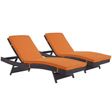 Load image into Gallery viewer, Convene Outdoor Patio Chaise Set of 2 by Modway

