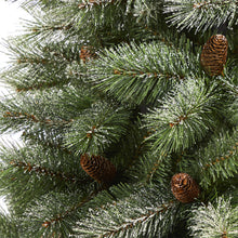 Load image into Gallery viewer, 6&#39; Snowed French Alps Mountain Pine Artificial Christmas Tree
