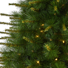 Load image into Gallery viewer, 7' New England Pine Artificial Christmas Tree with 400 Clear Lights

