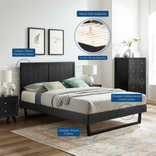 Load image into Gallery viewer, Alana Wood Full Platform Bed With Angular Frame by Modway
